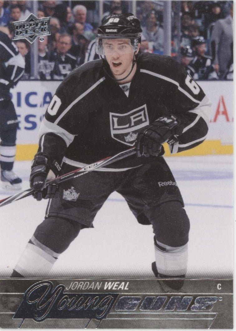 Jordan Weal 2015 - 16 Upper Deck Series 1 Young Guns RC 202 2 - Collector Store LLC