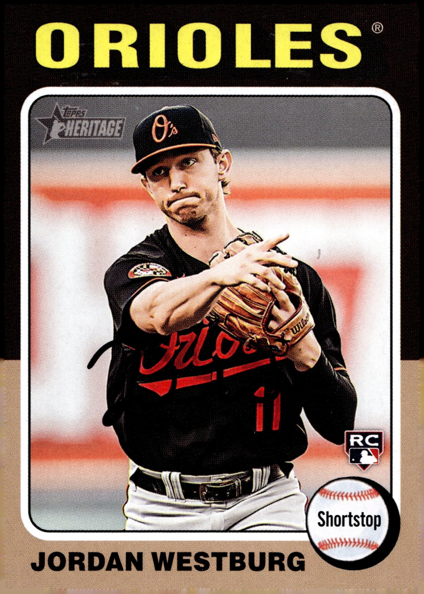 Jordan Westburg 2024 Topps Heritage RC #229 - Collector Store LLC