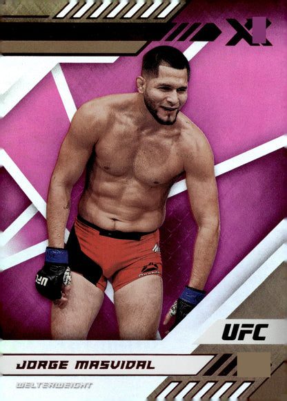 Jorge Masvidal 2021 Panini Chronicles XR Pink #196 - Collector Store LLC