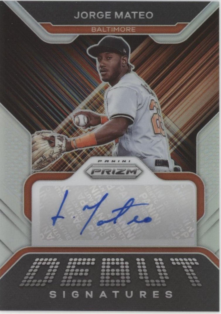 Jorge Mateo 2022 Panini Prizm Debut Signatures Prizm Auto DS - JM - Collector Store LLC