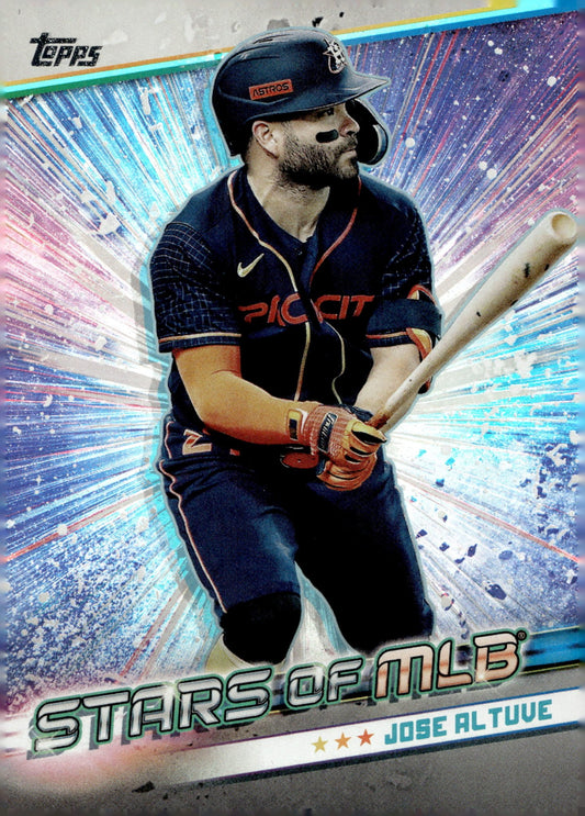 Jose Altuve 2024 Topps Series 1 Stars of MLB SMLB - 40 1 - Collector Store LLC