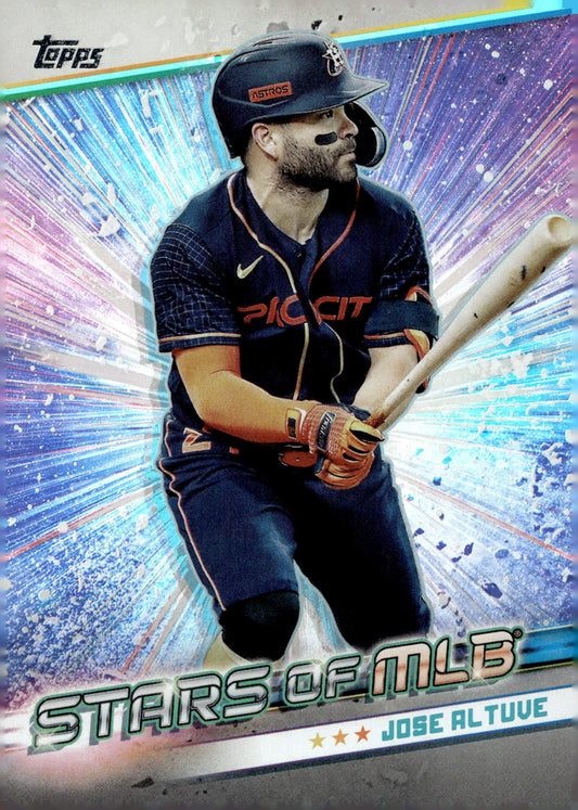 Jose Altuve 2024 Topps Series 1 Stars of MLB SMLB - 40 2 - Collector Store LLC