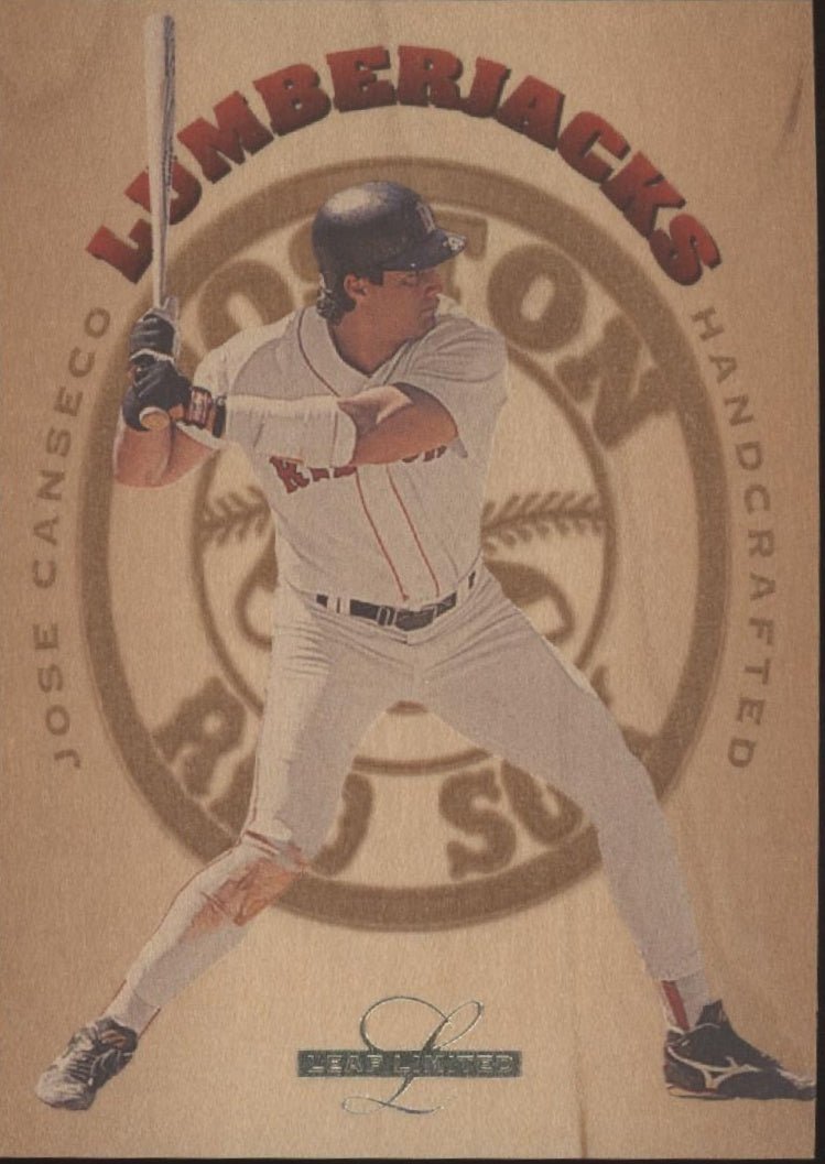 Jose Canseco 1995 Leaf Limited Lumberjacks Handcrafted 2050/5000 #12 - Collector Store LLC