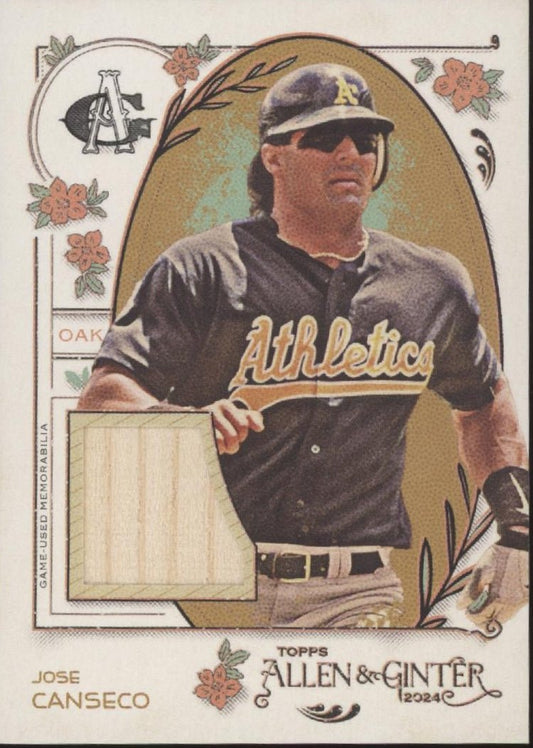 Jose Canseco 2024 Topps Allen & Ginter Bat Relic #AGR - JCAN - Collector Store LLC