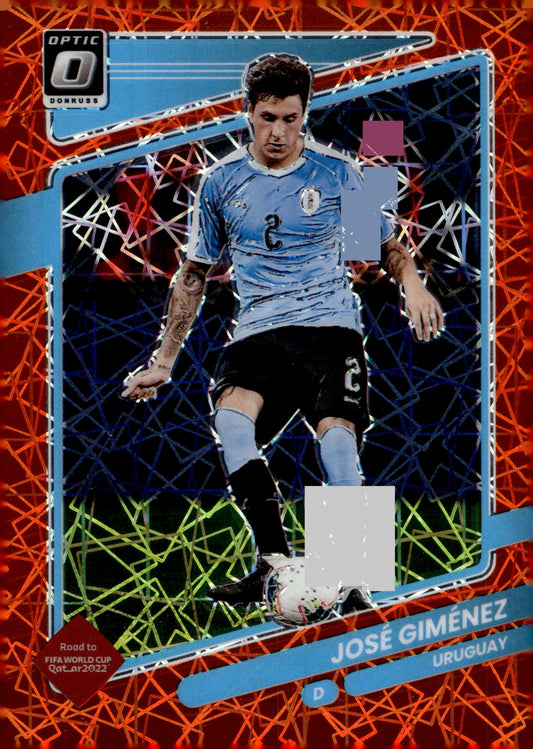 Jose Gimenez 2021 - 22 Panini Donruss Orange Lazer Prizm 28/49 #171 - Collector Store LLC