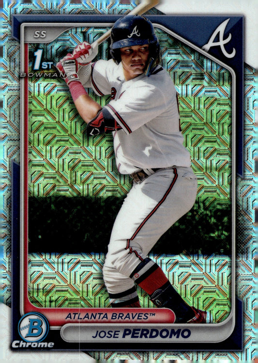 Jose Perdomo 2024 Bowman Chrome Mojo Refractor BCP - 220 2 - Collector Store LLC