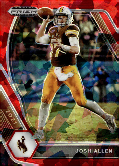 Josh Allen 2021 Panini Prizm Draft Picks Red Atomic Prizm #4 #1 - Collector Store LLC