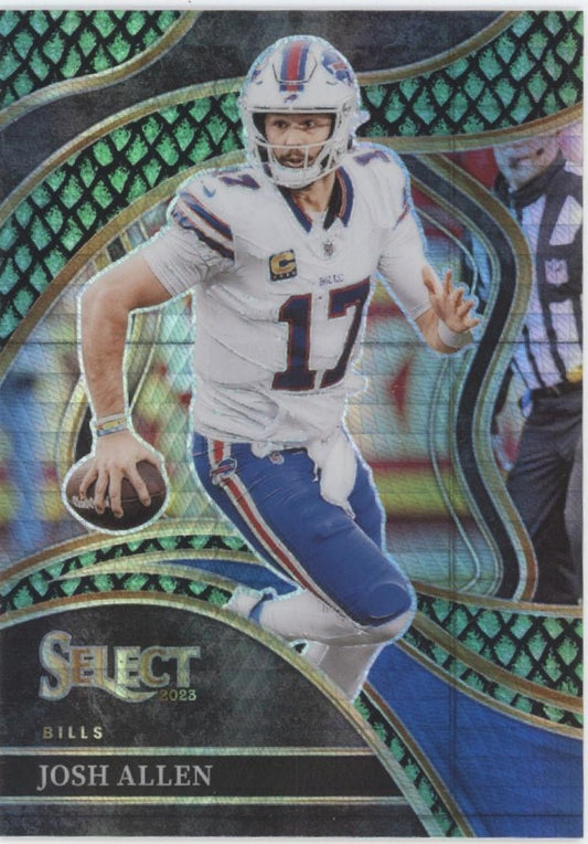 Josh Allen 2023 Panini Select Dragon Scale Prizm 03/70 #252 - Collector Store LLC