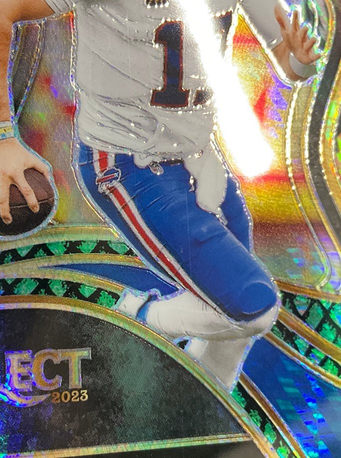 Josh Allen 2023 Panini Select Dragon Scale Prizm 03/70 #252 - Collector Store LLC