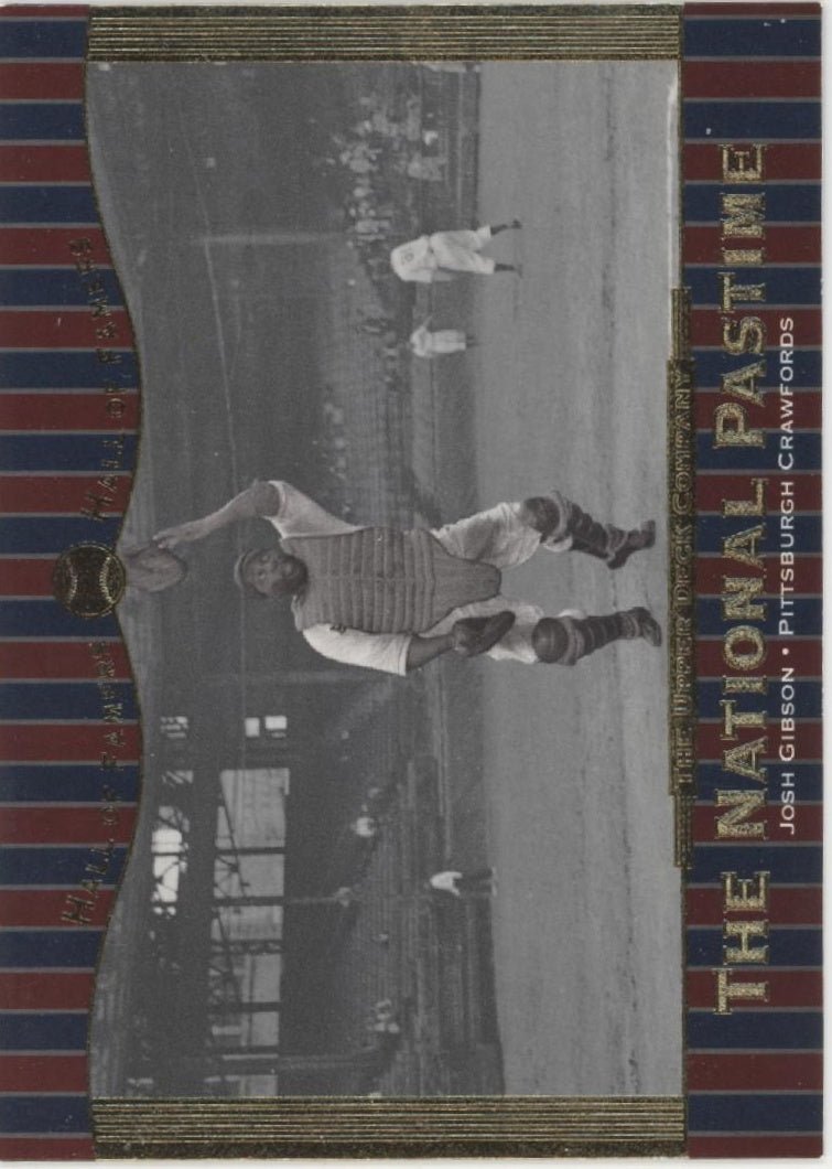 Josh Gibson 2001 Upper Deck Hall of Famers The National Pastime #64 - Collector Store LLC