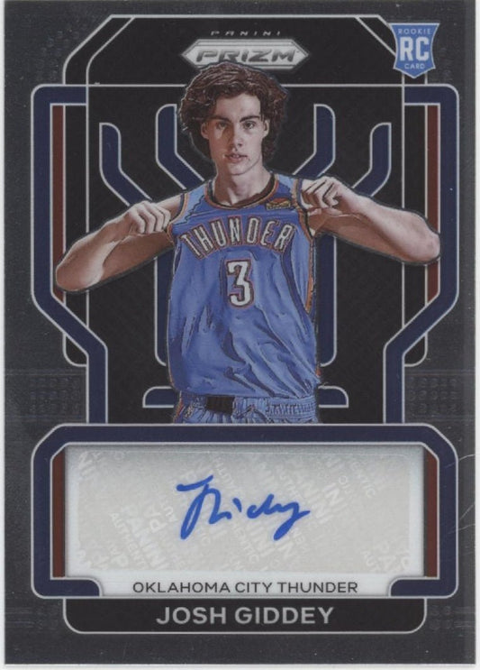 Josh Giddey 2021 - 22 Panini Prizm RC Auto #RS - JGI - Collector Store LLC