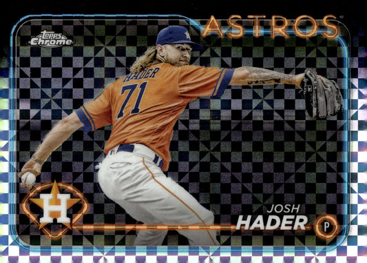 Josh Hader 2024 Topps Chrome Xfractor Refractor 162 - Collector Store LLC