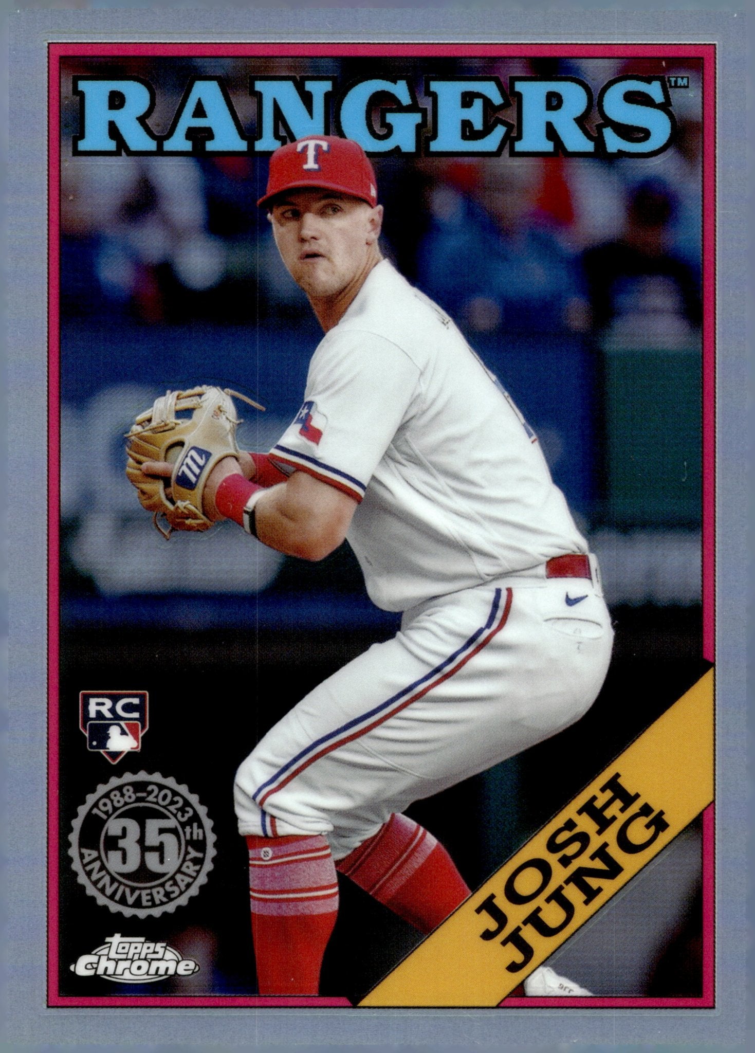 Josh Jung 2023 Topps Chrome 35th Anniversary Refractor 88CU - 16 - Collector Store LLC