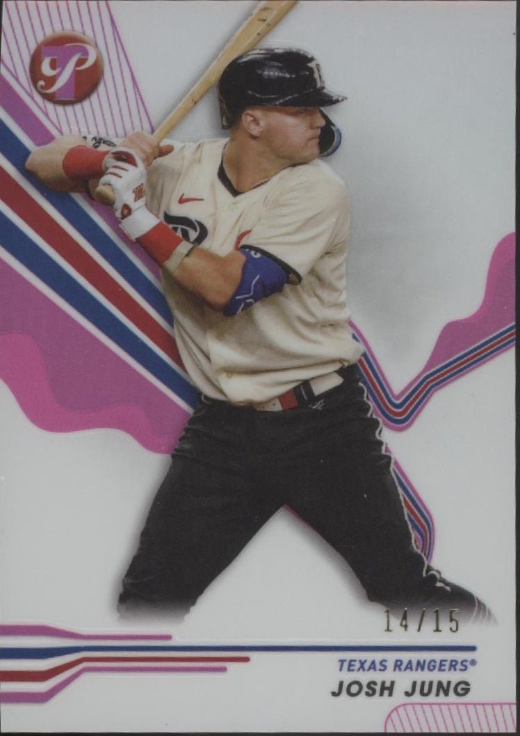 Josh Jung 2024 Topps Pristine Pink Refractor 14/15 #213 - Collector Store LLC