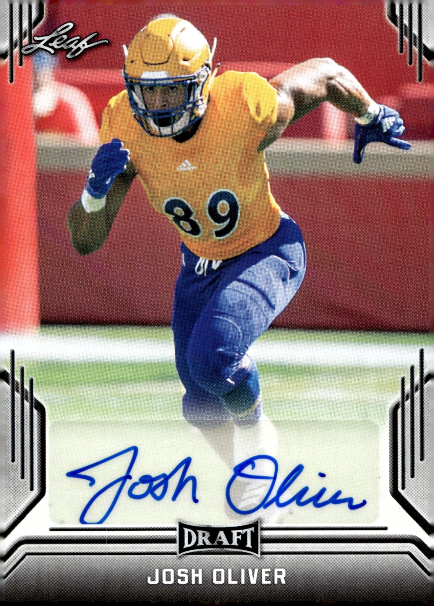 Josh Oliver 2019 Leaf Draft Auto #BA - JO1 - Collector Store LLC