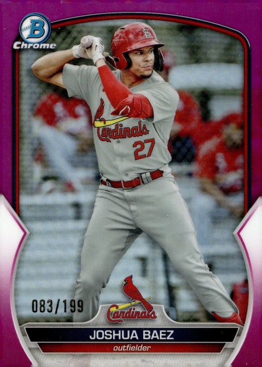 Joshua Baez 2023 Bowman Chrome Fuchsia Refractor 083/199 #BCP - 127 - Collector Store LLC