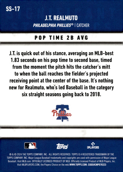 JT Realmuto 2024 Topps Series 2 Significant Statistics SS - 17 - Collector Store LLC