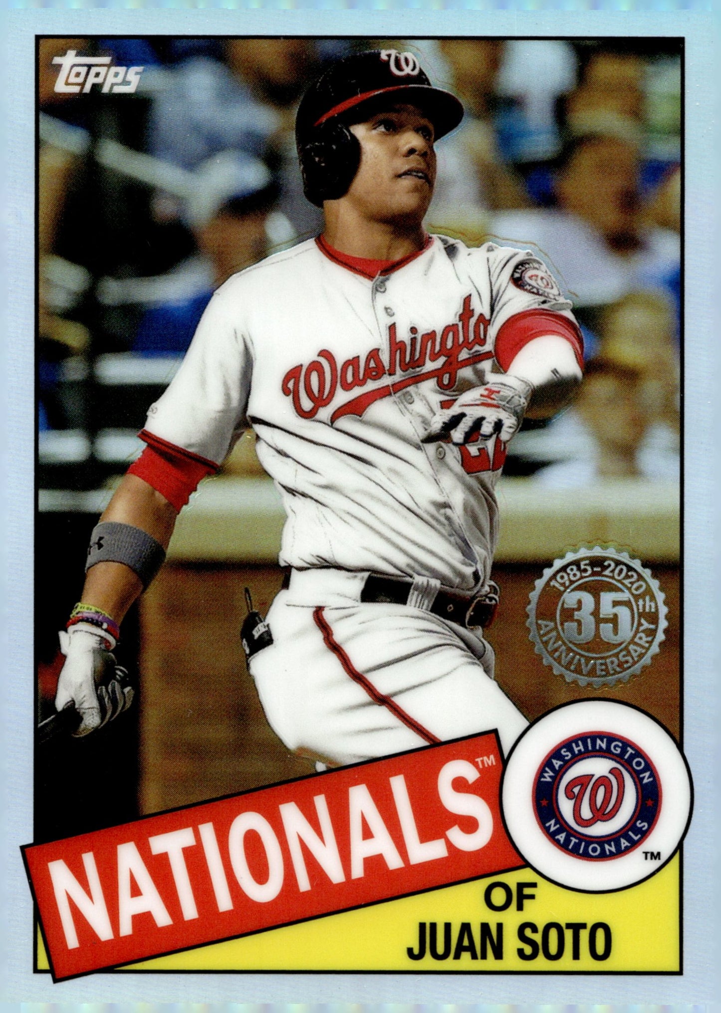 Juan Soto 2020 Topps 35th Anniversary Refractor 85TC - 3 - Collector Store LLC