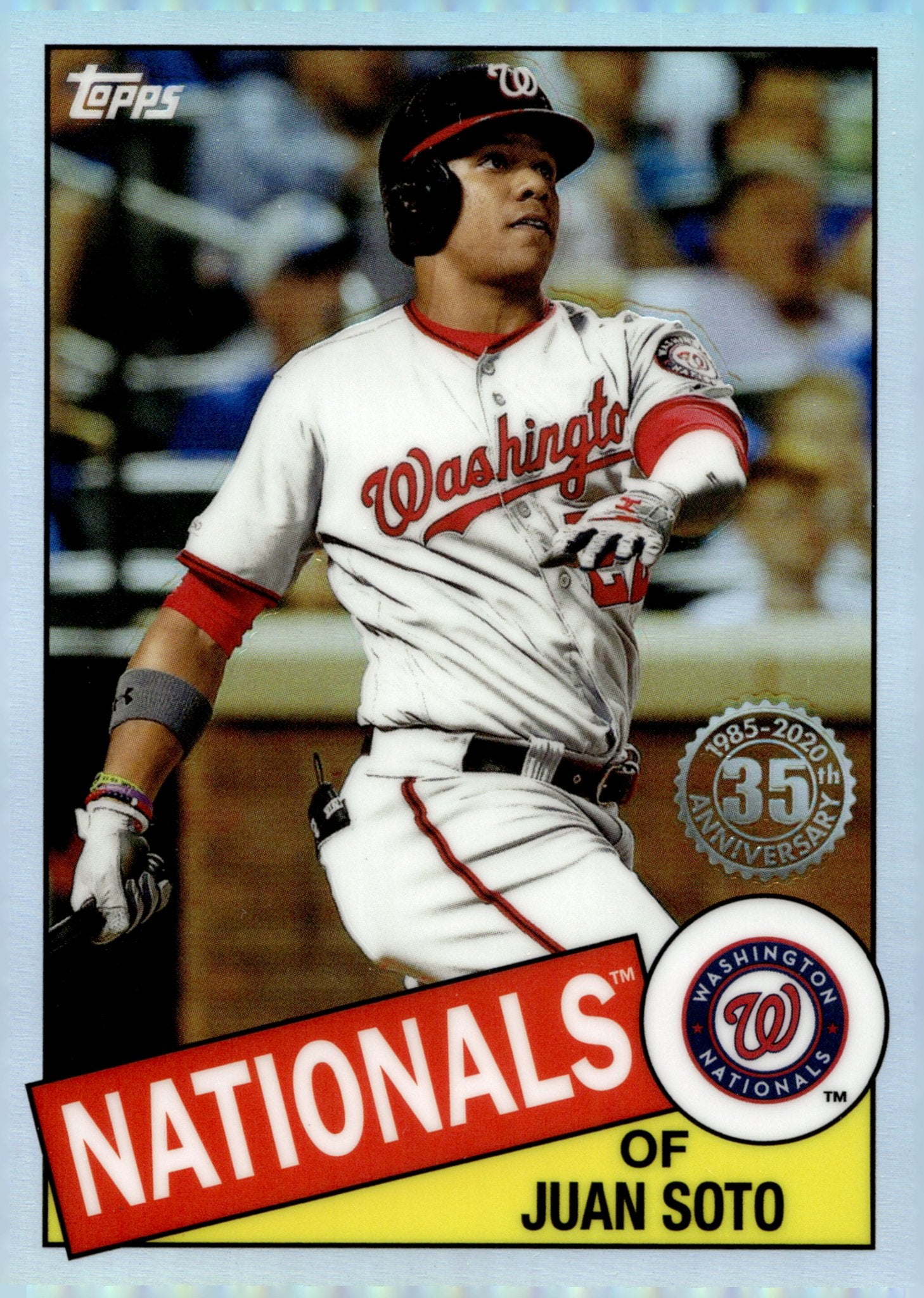 Juan Soto 2020 Topps 35th Anniversary Refractor 85TC - 3 - Collector Store LLC