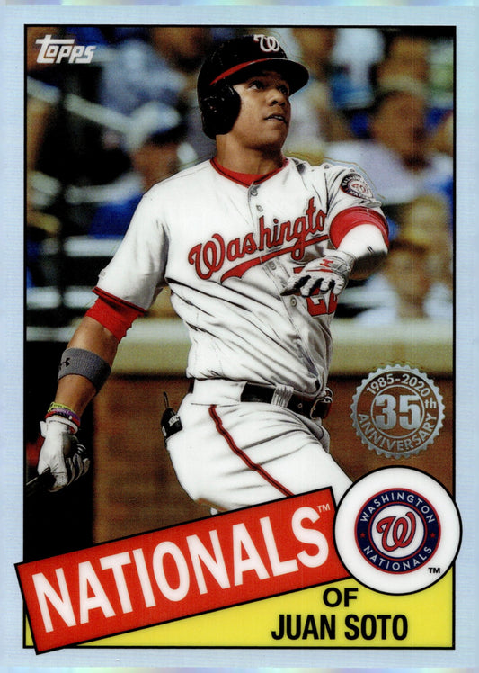 Juan Soto 2020 Topps Chrome '85 Refractor #85TC - 3 - Collector Store LLC