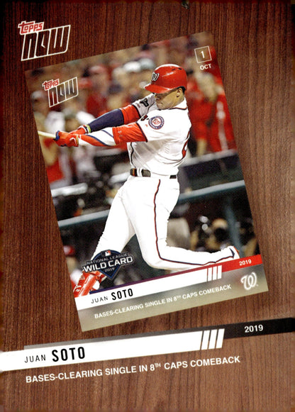 Juan Soto 2020 Topps Now Wild Card BTN - 3 - Collector Store LLC
