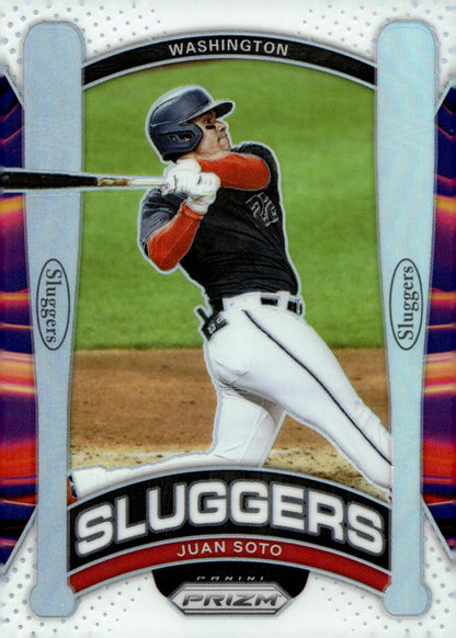 Juan Soto 2021 Panini Prizm Sluggers Prizm SL5 1 - Collector Store LLC