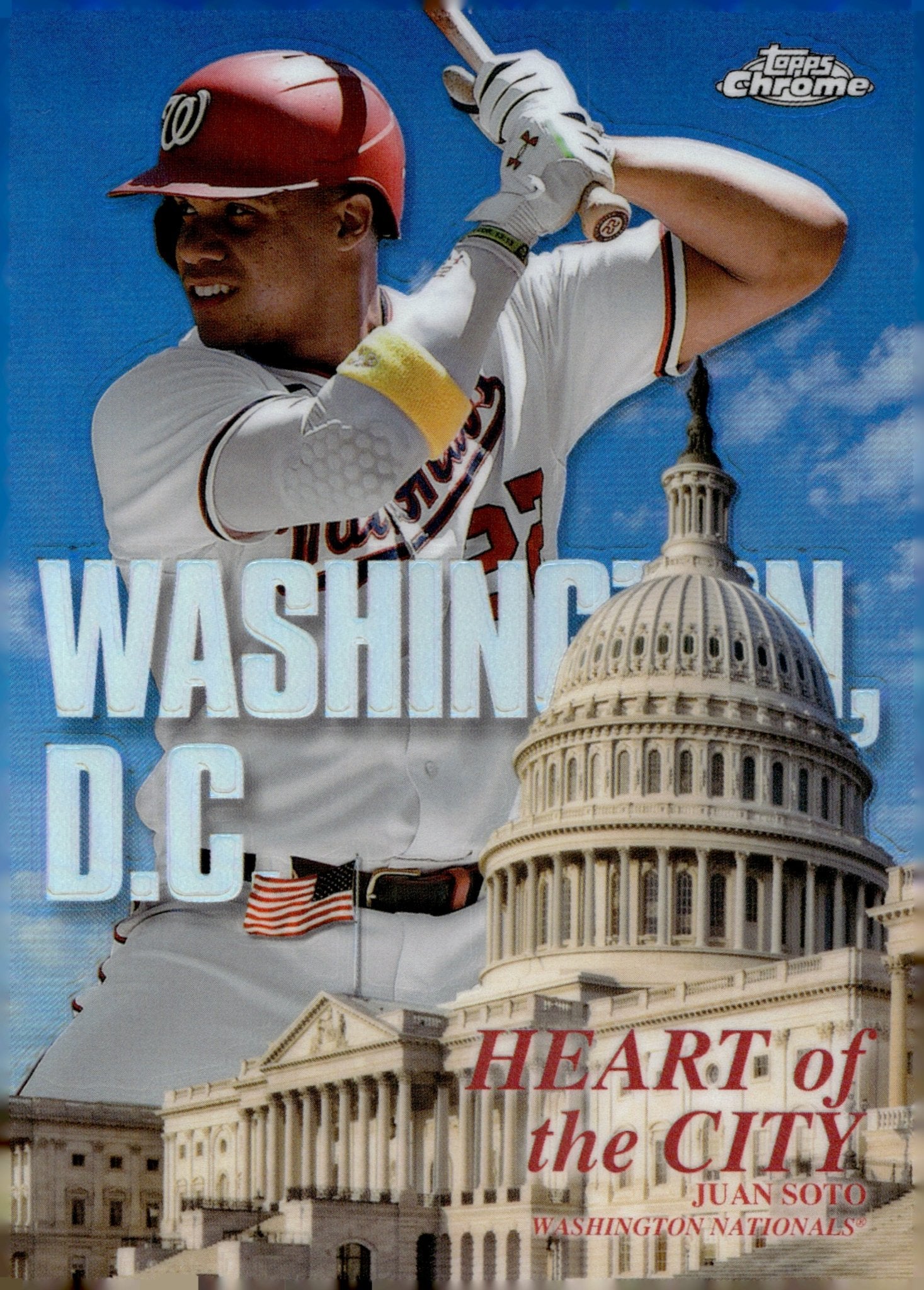 Juan Soto 2022 Topps Chrome Heart of the City Refractor HOC - 6 1 - Collector Store LLC