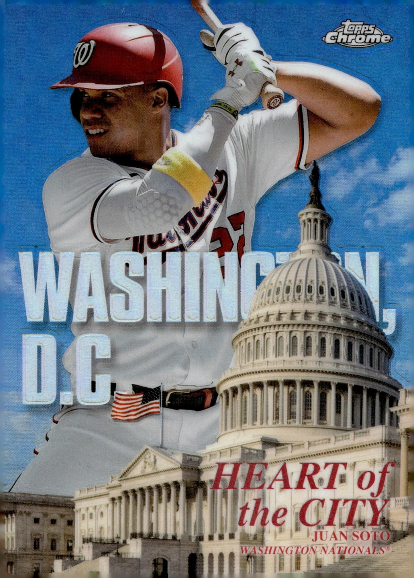 Juan Soto 2022 Topps Chrome Heart of the City Refractor HOC - 6 2 - Collector Store LLC