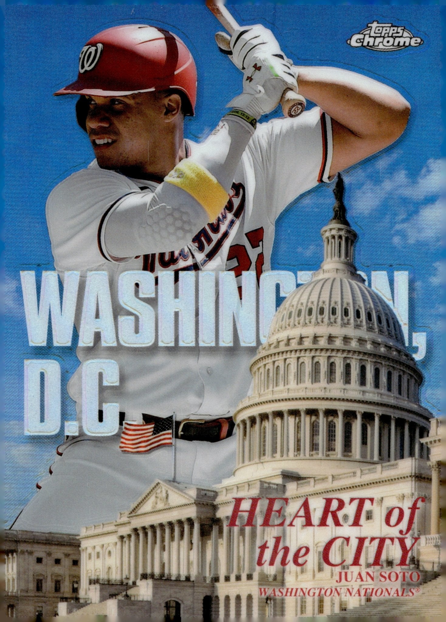 Juan Soto 2022 Topps Chrome Heart of the City Refractor HOC - 6 2 - Collector Store LLC