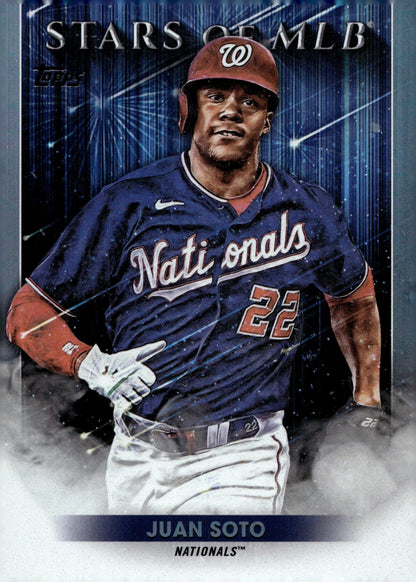 Juan Soto 2022 Topps Series 1 Stars of MLB Foil #SMLB - 23 - Collector Store LLC