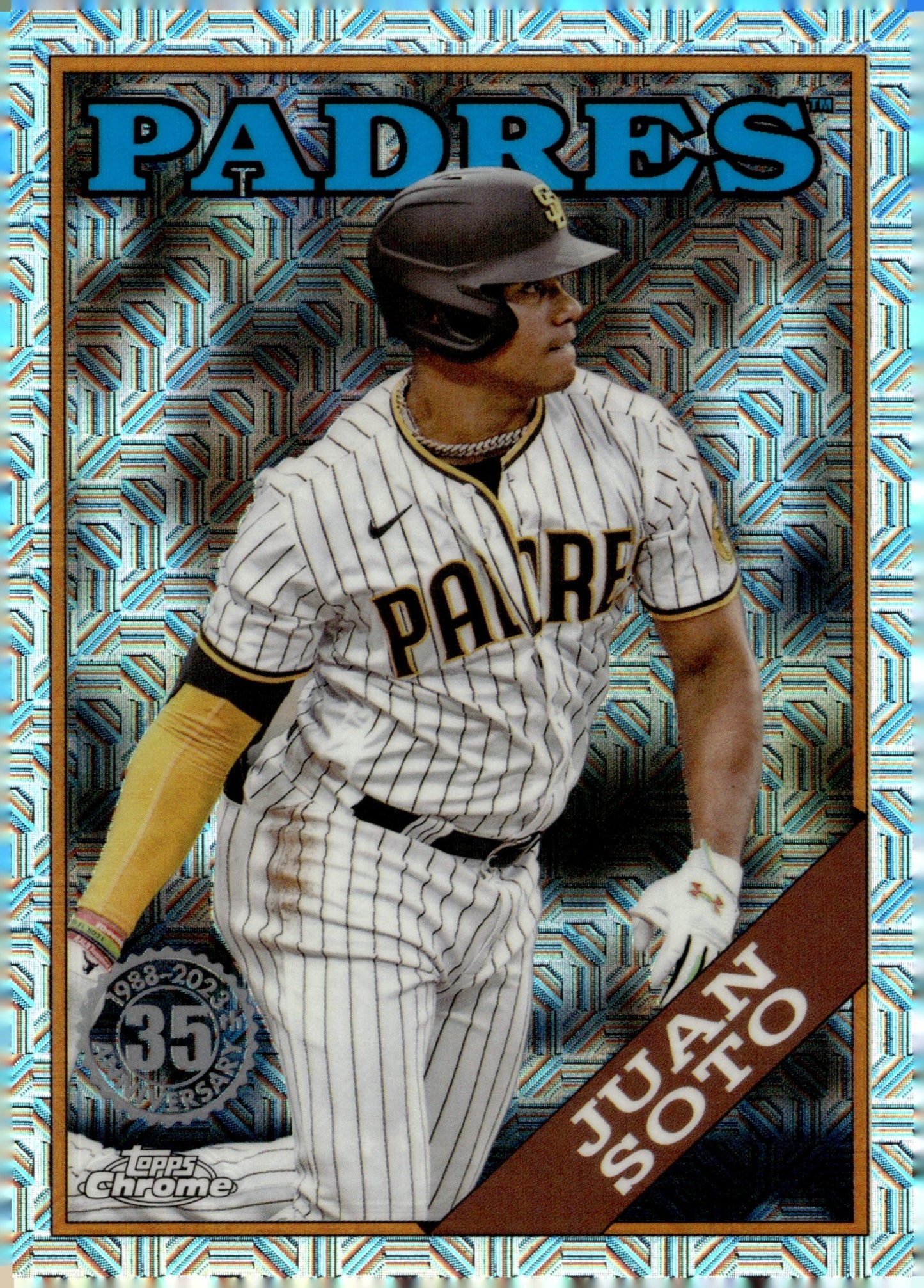 Juan Soto 2023 Topps Chrome 35th Anniversary Mojo Refractor T88C - 30 - Collector Store LLC