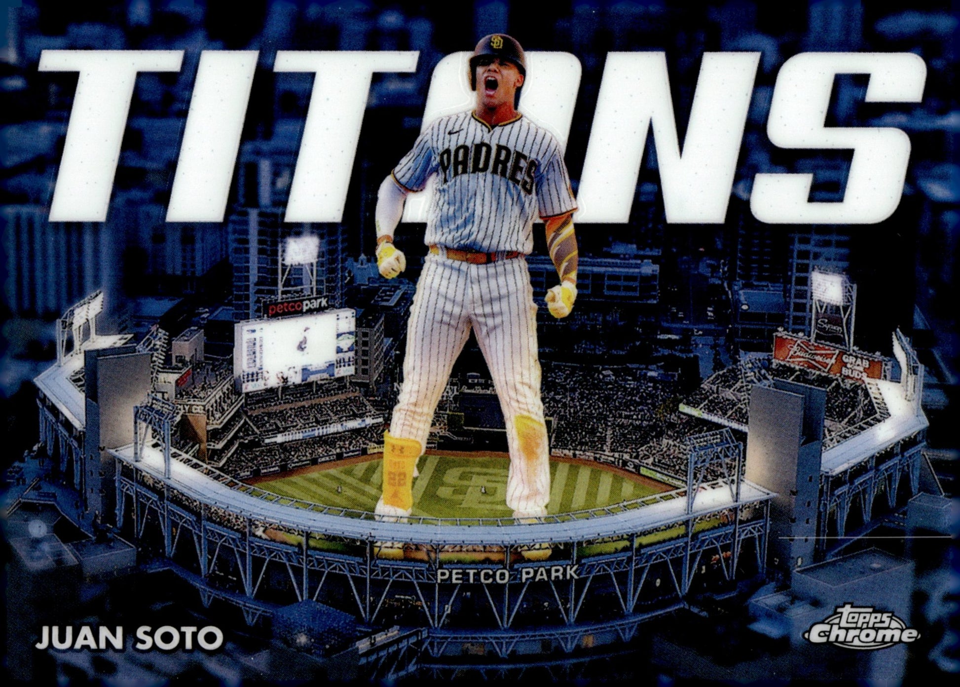 Juan Soto 2023 Topps Chrome Titans Refractor CT - 6 2 - Collector Store LLC