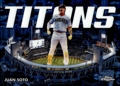 Juan Soto 2023 Topps Chrome Titans Refractor CT - 6 2 - Collector Store LLC