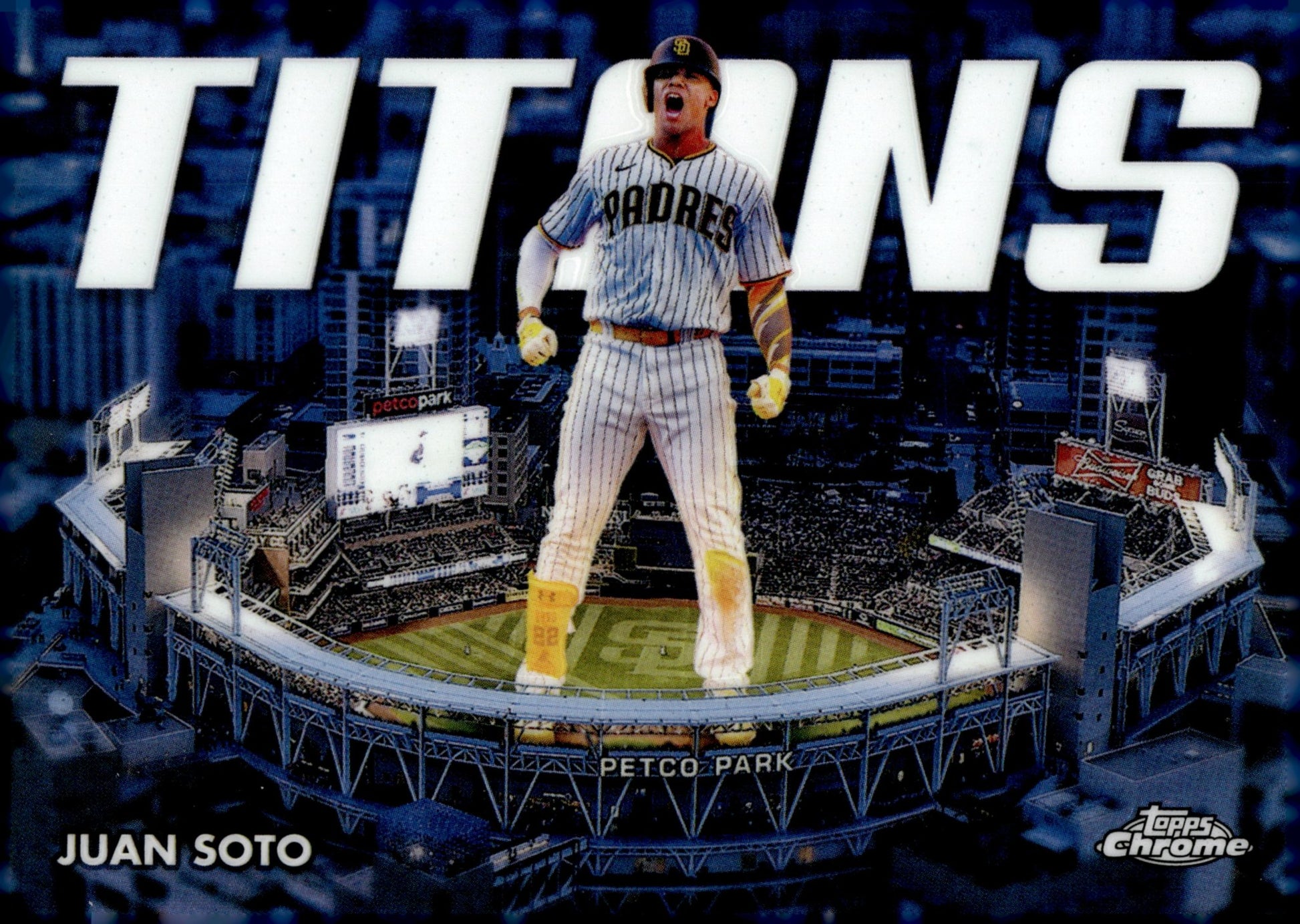 Juan Soto 2023 Topps Chrome Titans Refractor #CT - 6 - Collector Store LLC
