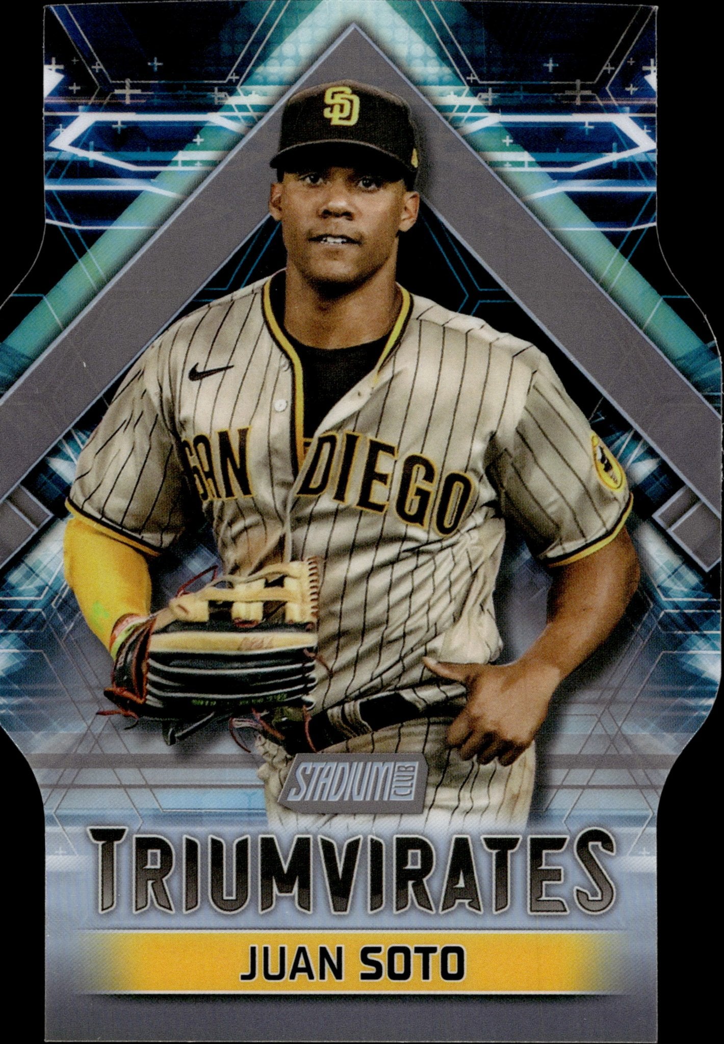 Juan Soto 2023 Topps Stadium Club Triumvirates Die - Cut T - 8 - Collector Store LLC