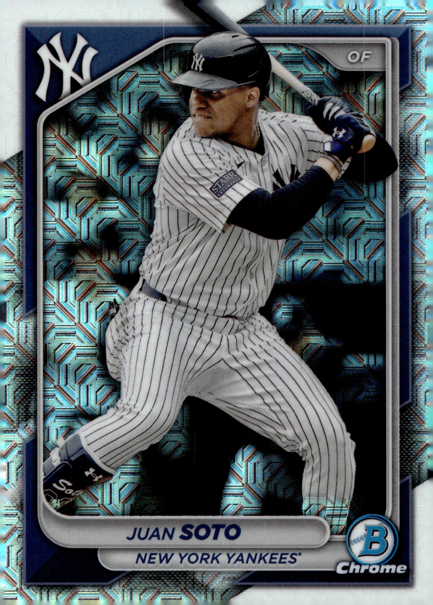 Juan Soto 2024 Bowman Chrome Mojo Refractor 89 1 - Collector Store LLC