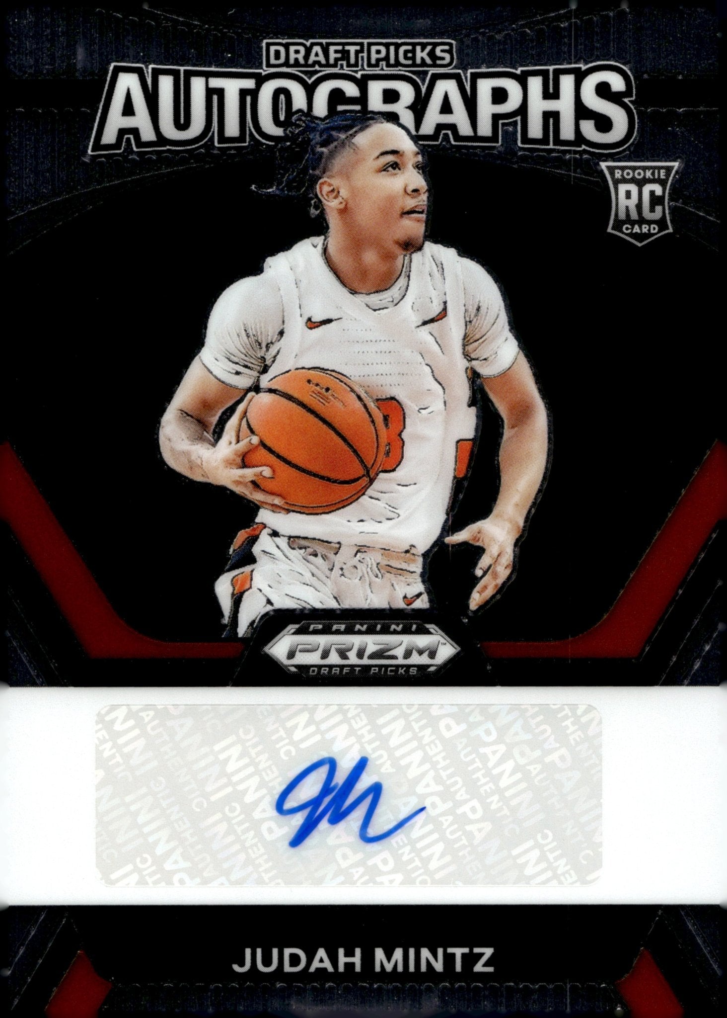 Judah Mintz 2024 Panini Prizm Draft Picks RC Auto #DPA - JMZ - Collector Store LLC