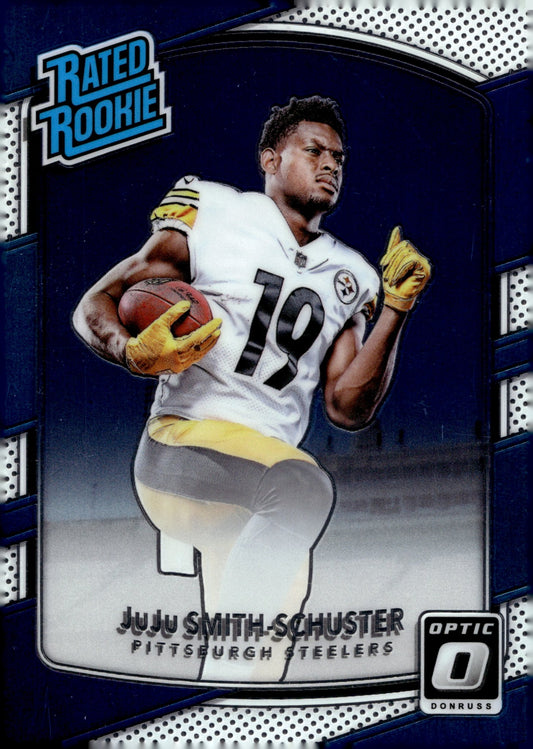 JuJu Smith - Schuster 2017 Panini Donruss Optic Rated Rookie RC #176 - Collector Store LLC
