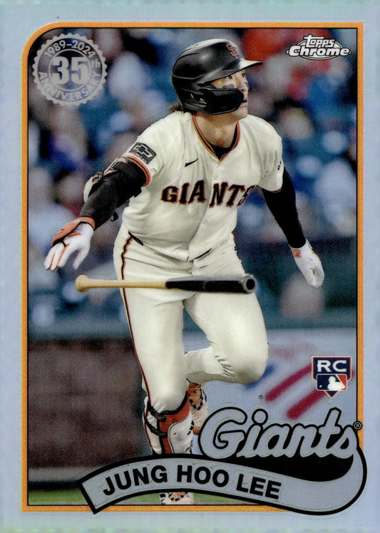 Jung Hoo Lee 2024 Topps Chrome 35th Anniversary Refractor RC #89CU - 6 #2 - Collector Store LLC