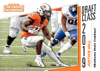 Justice Hill 2019 Panini Contenders Draft Picks Draft Class #12 - Collector Store LLC