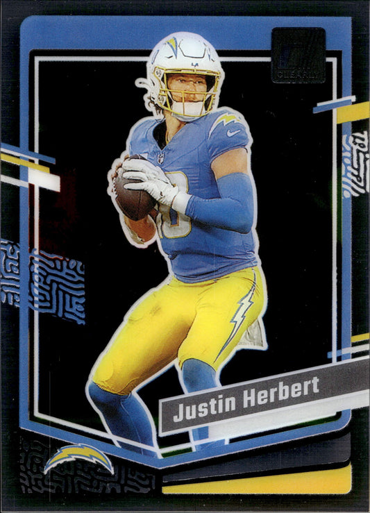 Justin Herbert 2023 Panini Clearly Donruss #29 - Collector Store LLC