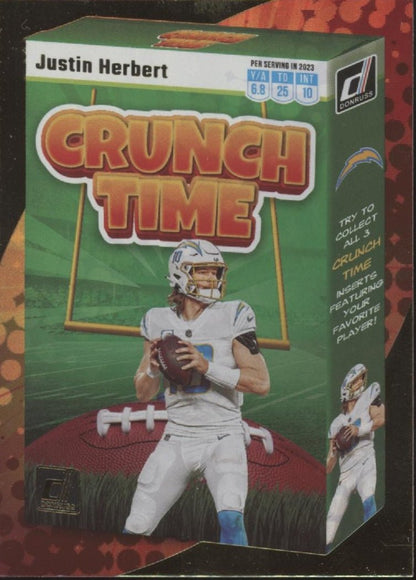 Justin Herbert 2023 Panini Donruss Crunch Time CT - 2 - Collector Store LLC