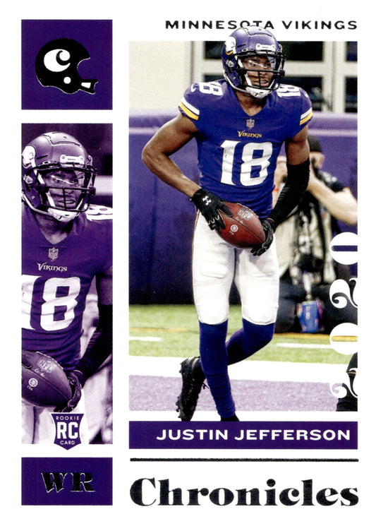 Justin Jefferson 2020 Panini Chronicles RC #62 - Collector Store LLC