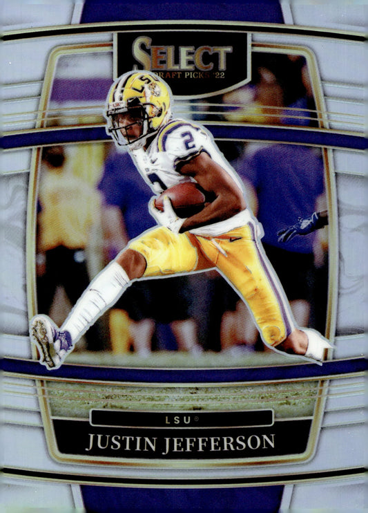 Justin Jefferson 2022 Panini Select Draft Picks #49 - Collector Store LLC