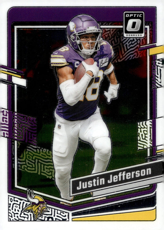 Justin Jefferson 2023 Panini Donruss Optic #125 - Collector Store LLC