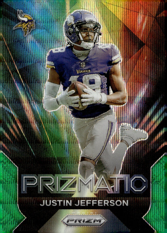 Justin Jefferson 2023 Panini Prizm Prizmatic Prizm #16 - Collector Store LLC