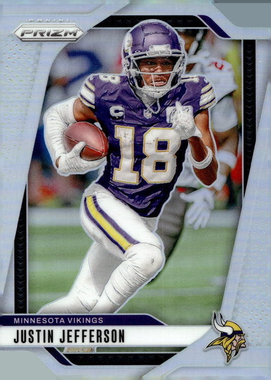 Justin Jefferson 2024 Panini Prizm Silver Prizm #187 - Collector Store LLC