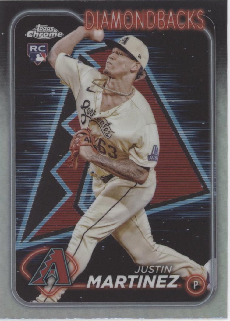 Justin Martinez 2024 Topps Chrome Refractor RC #159 - Collector Store LLC