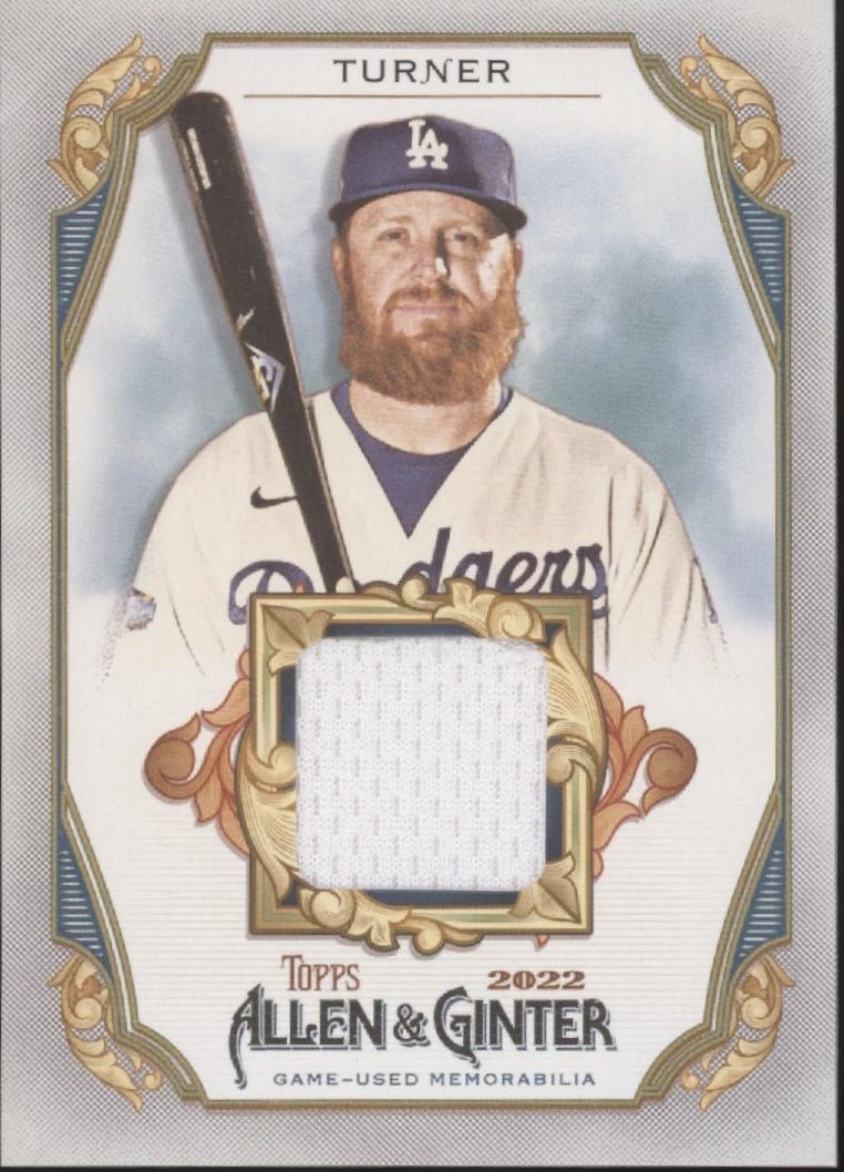 Justin Turner 2022 Topps Allen & Ginter Swatch #AGRB - JT - Collector Store LLC