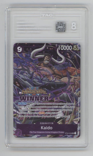 Kadio One Piece Card Game Winner Pack Volume 5 Promo Super Rare #ST04-003 TAG 8 Kadio One Piece Card Game Winner Pack Volume 5 Promo Super Rare #ST04-003 TAG 8